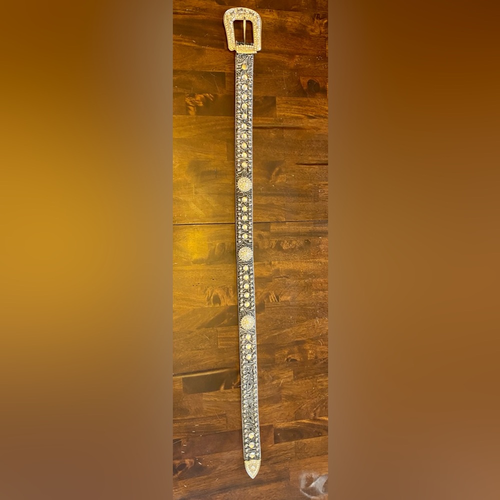 Buckle Rhinestone Belt